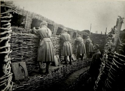 Schiess-Stand. Aufgenommen am 2.IV.1916 beim Inf.Rgt.Nro.52. (BildID 15536555)