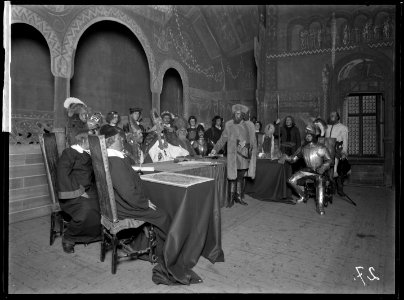 Scene from Engelbrekt och hans dalkarlar at Östermalmsteatern 1903 - SMV - ÖT022
