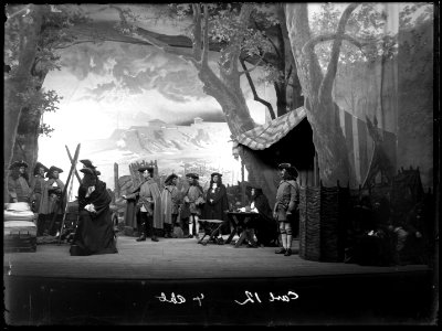 Scene from Karl XII at Dramaten 1902 - SMV - DrT005