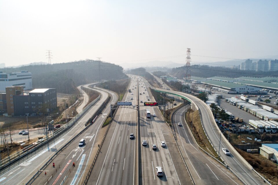 Travel highway horizon
