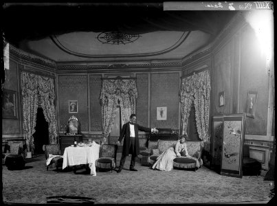 Scene from Zaza at Dramaten 1900 - SMV - DrT009