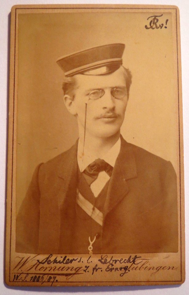 Schiler, Königsgesellschaft Roigel, Tübingen, WS1886-87