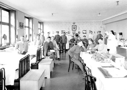 Schlafsaal der englischen Internierten - CH-BAR - 3240234
