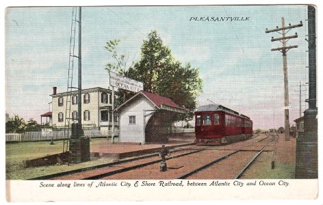 Scene along Atlantic City and Shore Railroad, between Atlantic City and Ocean City - Pleasantville photo