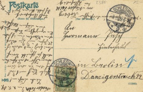 Schleswig, Schleswig-Holstein - Dom an der Schlei (back) (Zeno Ansichtskarten)