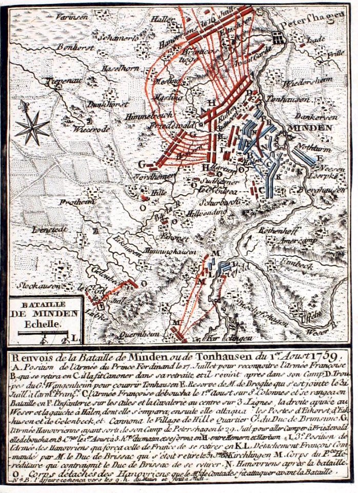 Schlacht bei Minden-1759-Jean de Beaurain
