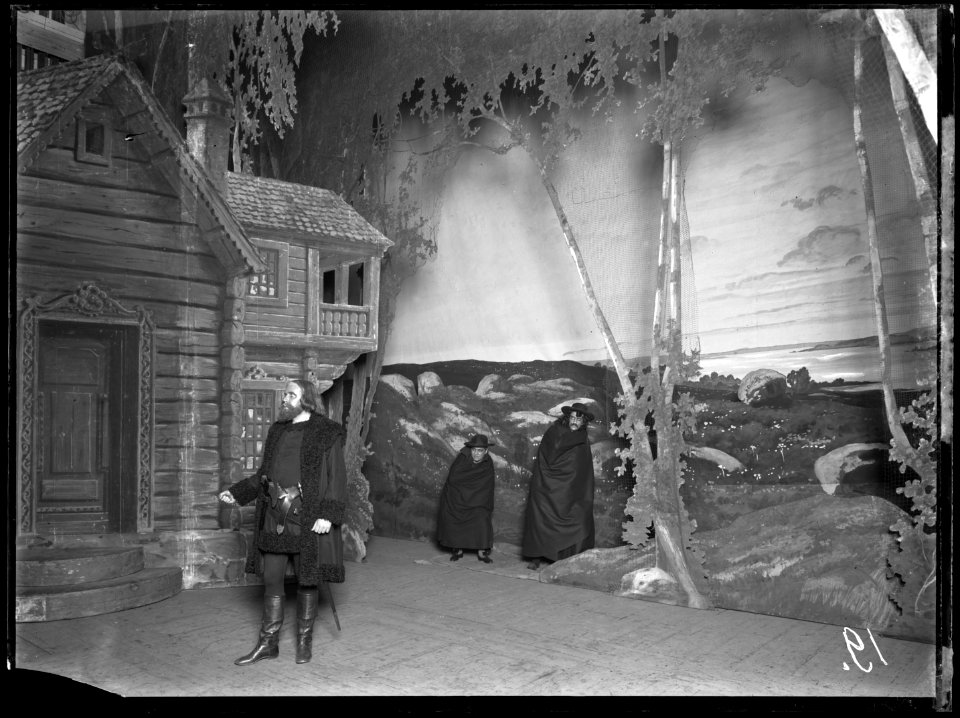 Scene from Engelbrekt och hans dalkarlar at Östermalmsteatern 1903 - SMV - ÖT020