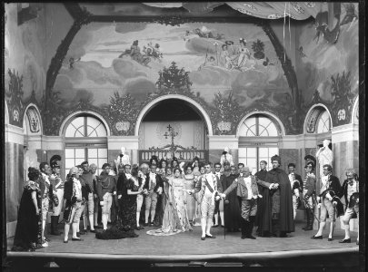 Scene from Fru de Lavalette at Dramaten 1904 - SMV - DrT016