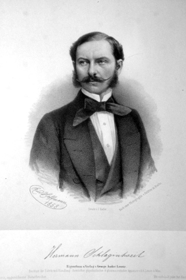 Hermann Schlagintweit Litho