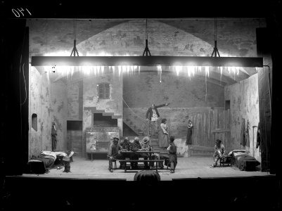 Scene from Natthärberget at Svenska teatern 1903 - SMV - SvT031