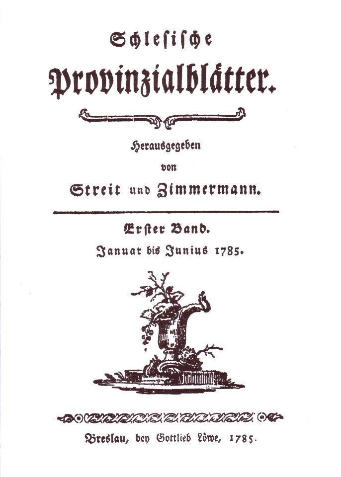 Schlesische-Provinzialblätter