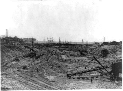 Schleusenbaugrube Holtlenau, Juli 1891 LCCN2007684738