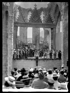 Scene from the play Sancta Maria at Sankt Nicolai in Visby 1901 - SMV - StN003