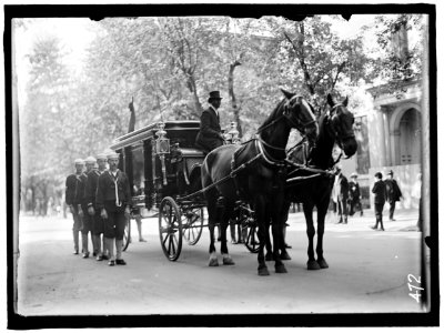 SCHLEY, WINFIELD SCOTT, REAR ADMIRAL, U.S.N. FUNERAL, ST. JOHN'S CHURCH. HEARSE LCCN2016863392