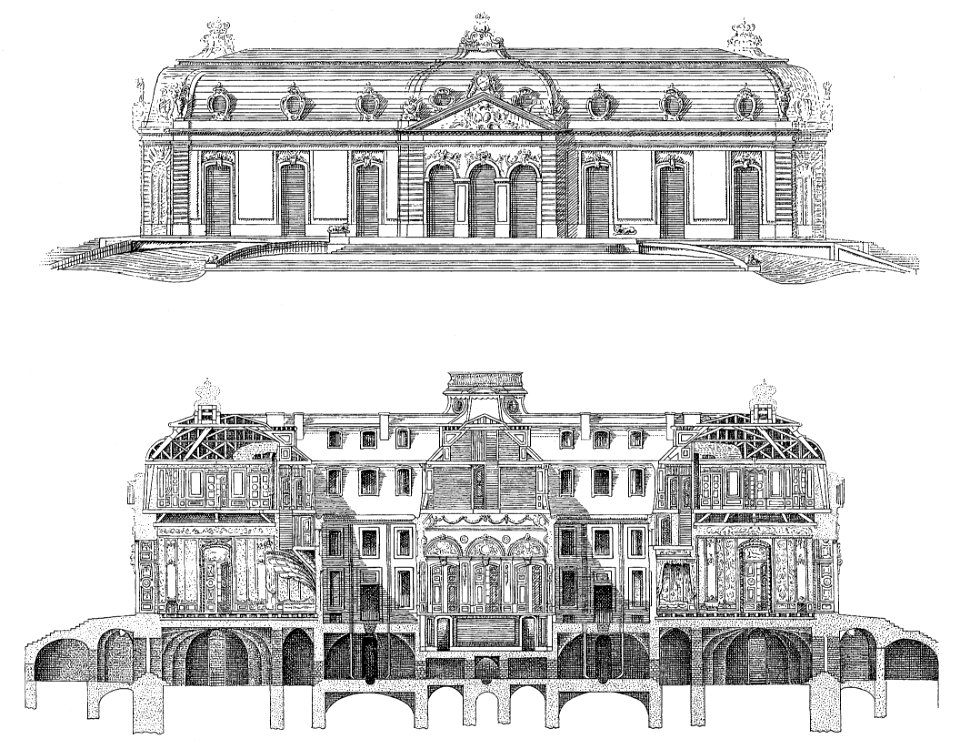 Schloss Benrath Zeichnung
