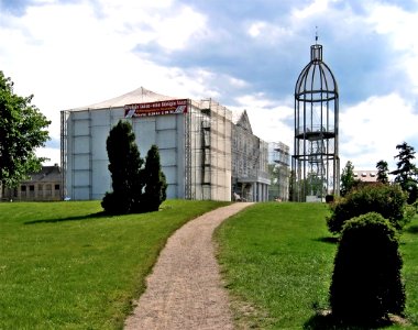 Schloss Neustrelitz Fassadensimulation Turm Ostansicht