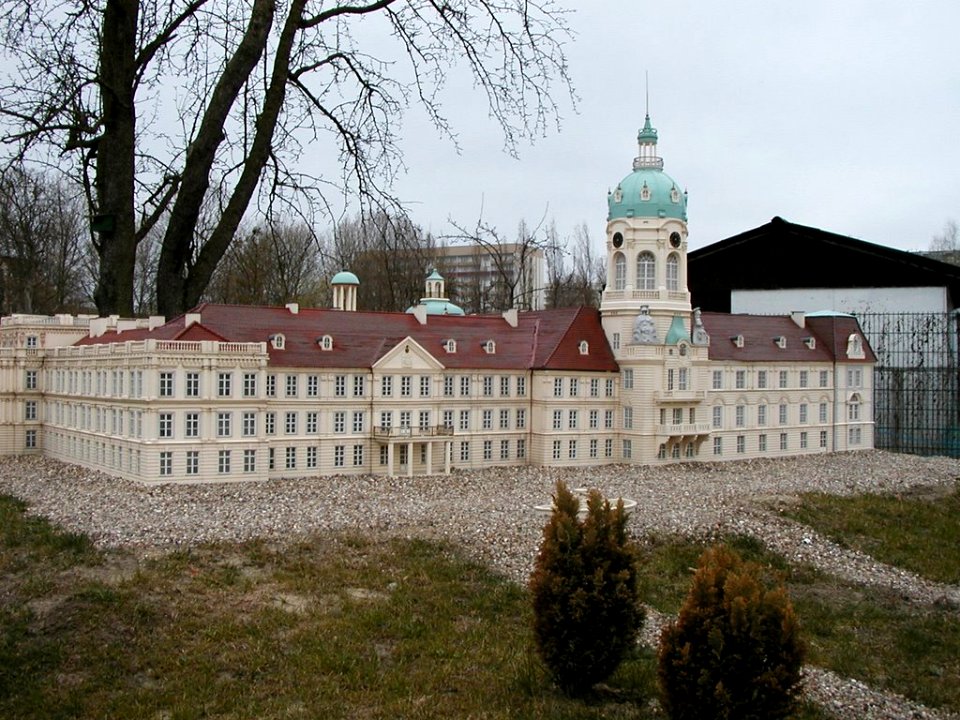 Schloss Neustrelitz Modell Modellpark Mecklenburgische Seenplatte Residenzschloss