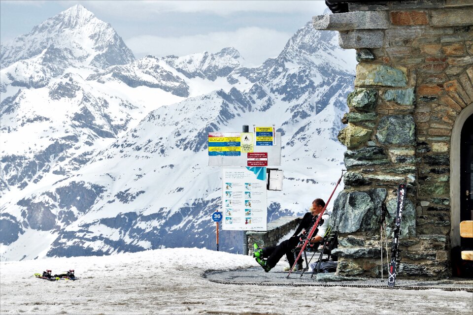Matterhorn snow winter
