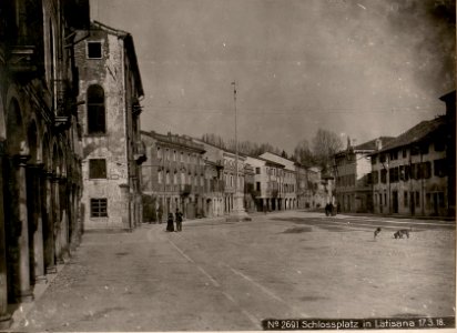 Schlossplatz in Latisana 17.3.18. (BildID 15616470)