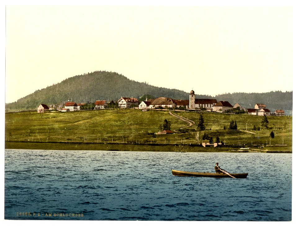 Schluchsee, general view of village, Black Forest, Baden, Germany-LCCN2002696348