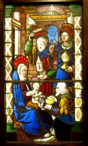 Scenes from the Infancy Cycle - The Adoration of the Magi, Loisy-en-Brie, France, c. 1460-1480 - Nelson-Atkins Museum of Art - DSC08481