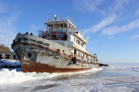 Siberia baikalsee frozen