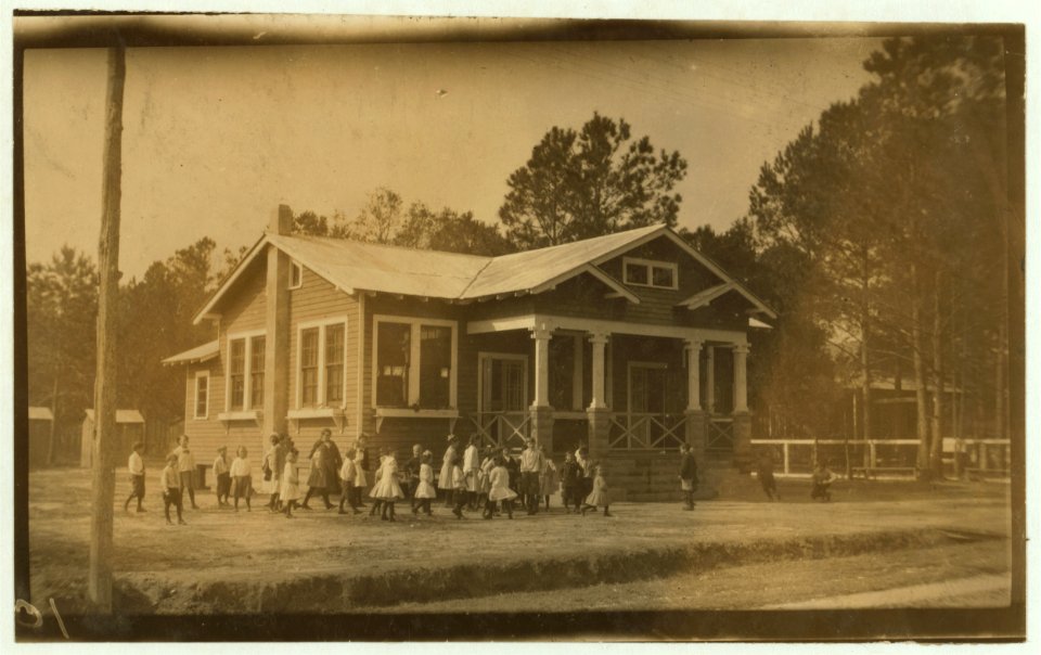 School located near the homes of the cannery workers. The teacher told me that only three of the cannery children attended her school, and they were not Baltimore people. LOC nclc.01041