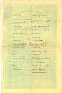 School Certificate of Ivan Ikonomov from Kukush from the Bulgarian Men's High School of Thessaloniki, 17 June 1901 - Page 2
