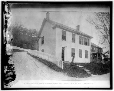 School house in which Admiral Dewey was a pupil until he was 12 years old LOC hec.13305