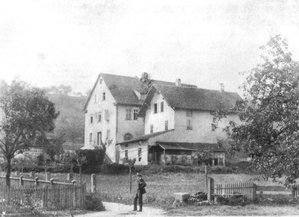 Schleifmühle bei Tübingen um 1900 (TSiW021)