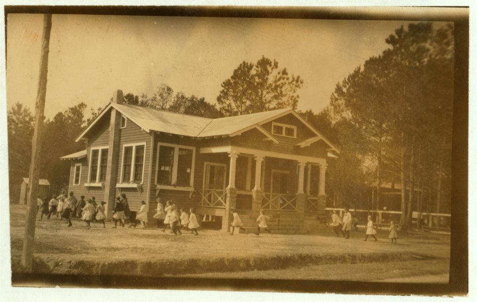 School located near the homes of the cannery workers. The teacher told me that only three of the cannery children attended her school, and they were not Baltimore people. LOC nclc.01042