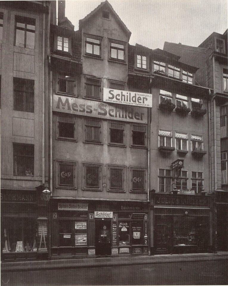 Schuhmachergaesschen7 Leipzig um 1900