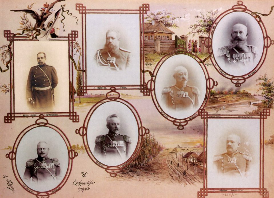 Schrader und Renz - Motive aus dem Album »Offiziere des Garde-Pferde-Grenadier-Regiments« (Zeno Fotografie)