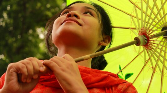 Love between woman and nature