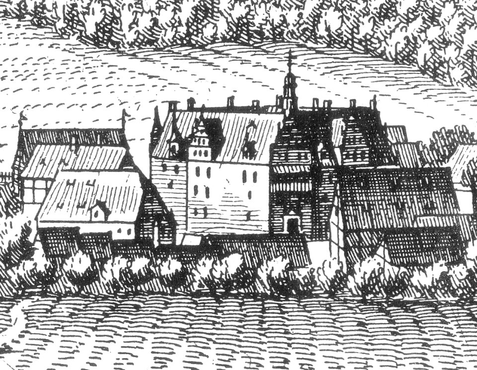 Schloss Oelber Merian Ausschnitt