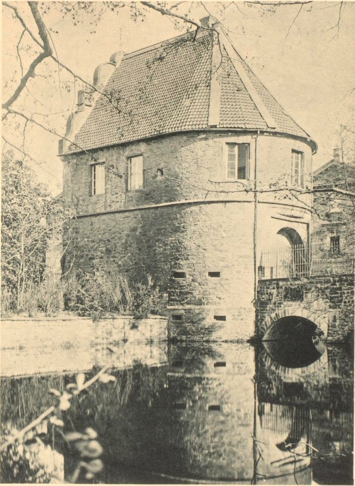 Schloss Brünninghausen Torhaus vom Rittergut Romberg um 1890