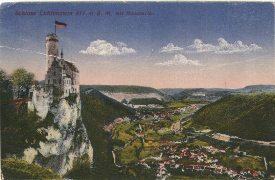 Schloss Lichtenstein 1919