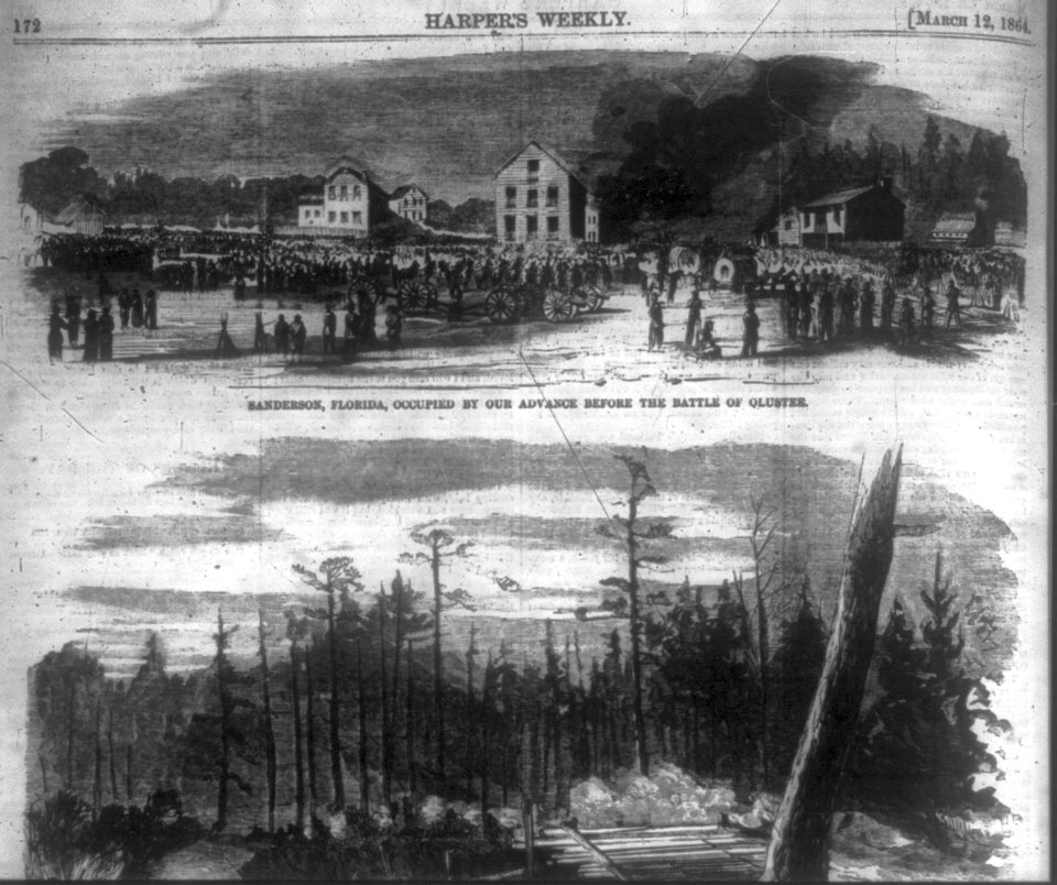 Sanderson, Florida, occupied by our advance before the battle of Olustee. LCCN2007682172