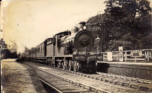 Sandling Junction station (postcard) photo