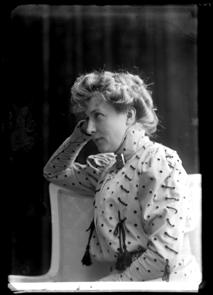 Sandra Leufstedt, actor, portrait 1906 - SMV - GL061