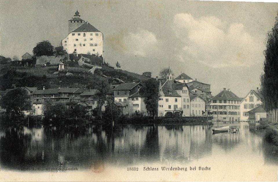 Schloss Werdenberg bei Buchs 1907