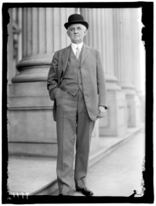 SANDERS, NEWELL. SENATOR FROM TENNESSEE, 1912-1913. ON STEPS OF CAPITOL LCCN2016863717
