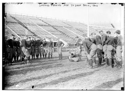 Sanford Teaching Men to Drop Ball, Yale LCCN2014689720