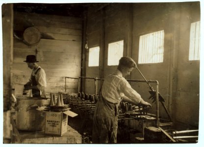 Sanitary Ice Cream Cone Co., 116 S. Dewey St. (Cisar, Manager). John Myers, 14 years old, who is in Grade 6 in Franklin School works after school and Saturday. He has been there 7 months. LOC cph.3b30503