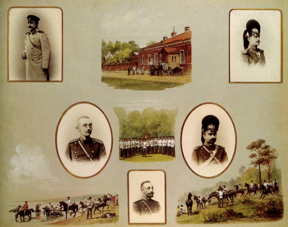 Schrader und Renz - Porträts aus dem Album »Offiziere des Garde-Pferde-Grenadier-Regiments« (1) (Zeno Fotografie)