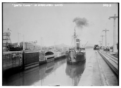 SANTA CLARA in Miraflores locks LCCN2014697349