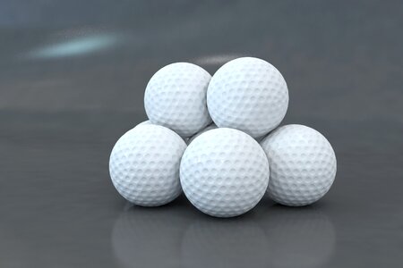 Golf ball 3d