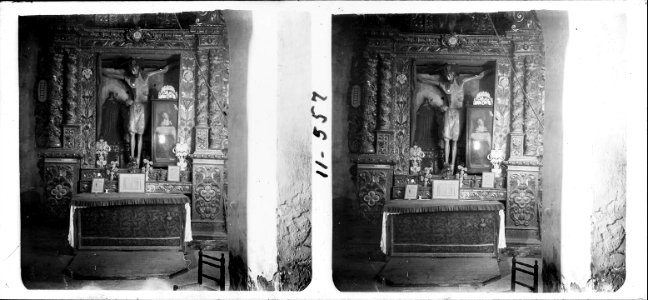 Sant Crist de l ' altar de l'església de Durro