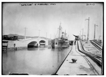 SANTA CLARA in Miraflores locks LCCN2014697345
