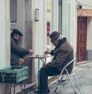 Table chair people